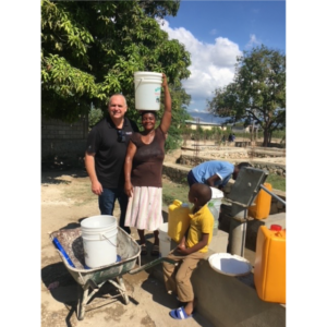 deep water well in Haiti 